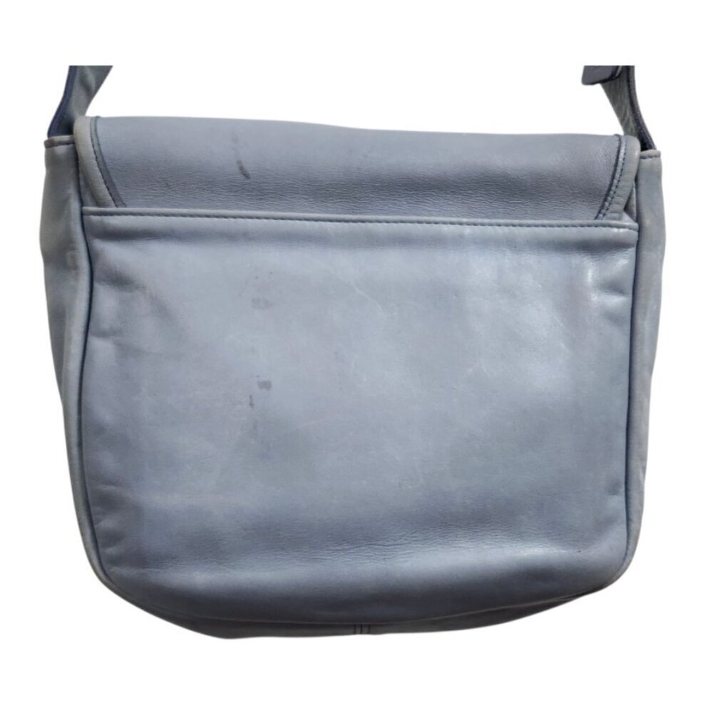 Coach Vintage - UNEVEN Color Soho Bedford Flap Bag 4164 - Periwinkle, Adjustable - Picture 7 of 15